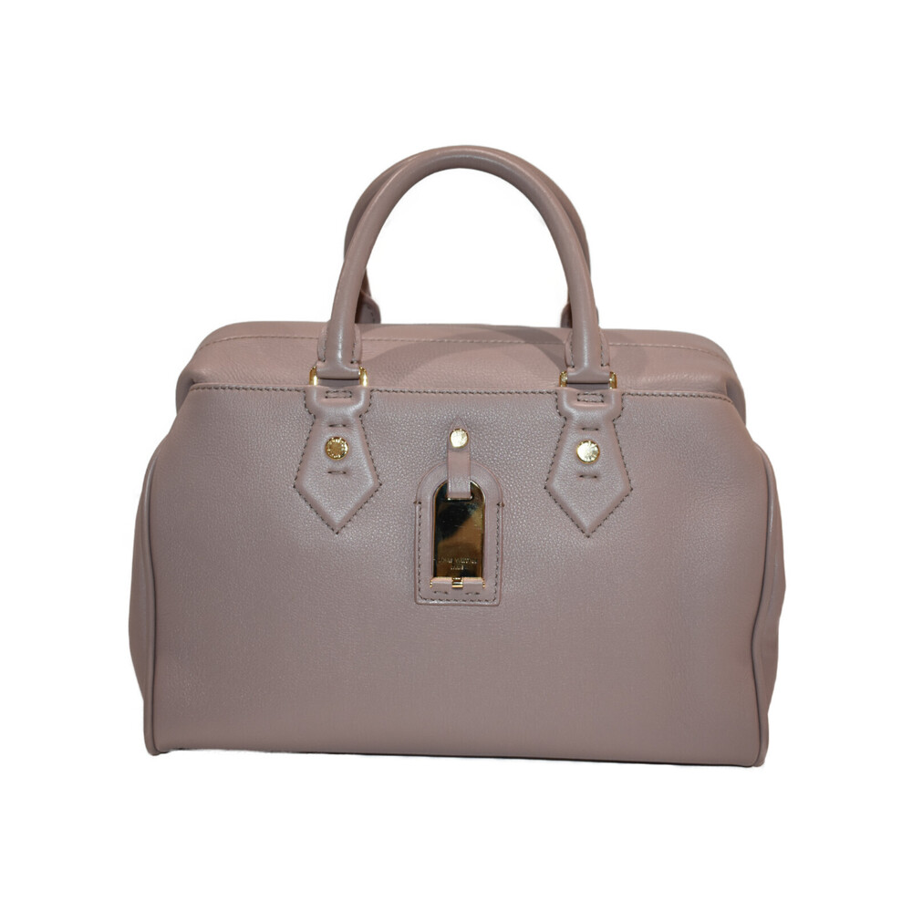 Louis Vuitton Handbag Dusky Cuir Antelig LV Rare Cinema Leather Pink